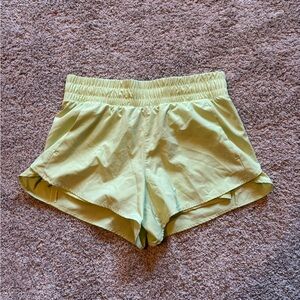 Avia Compression Workout Shorts in size Medium. Color: pistachio green